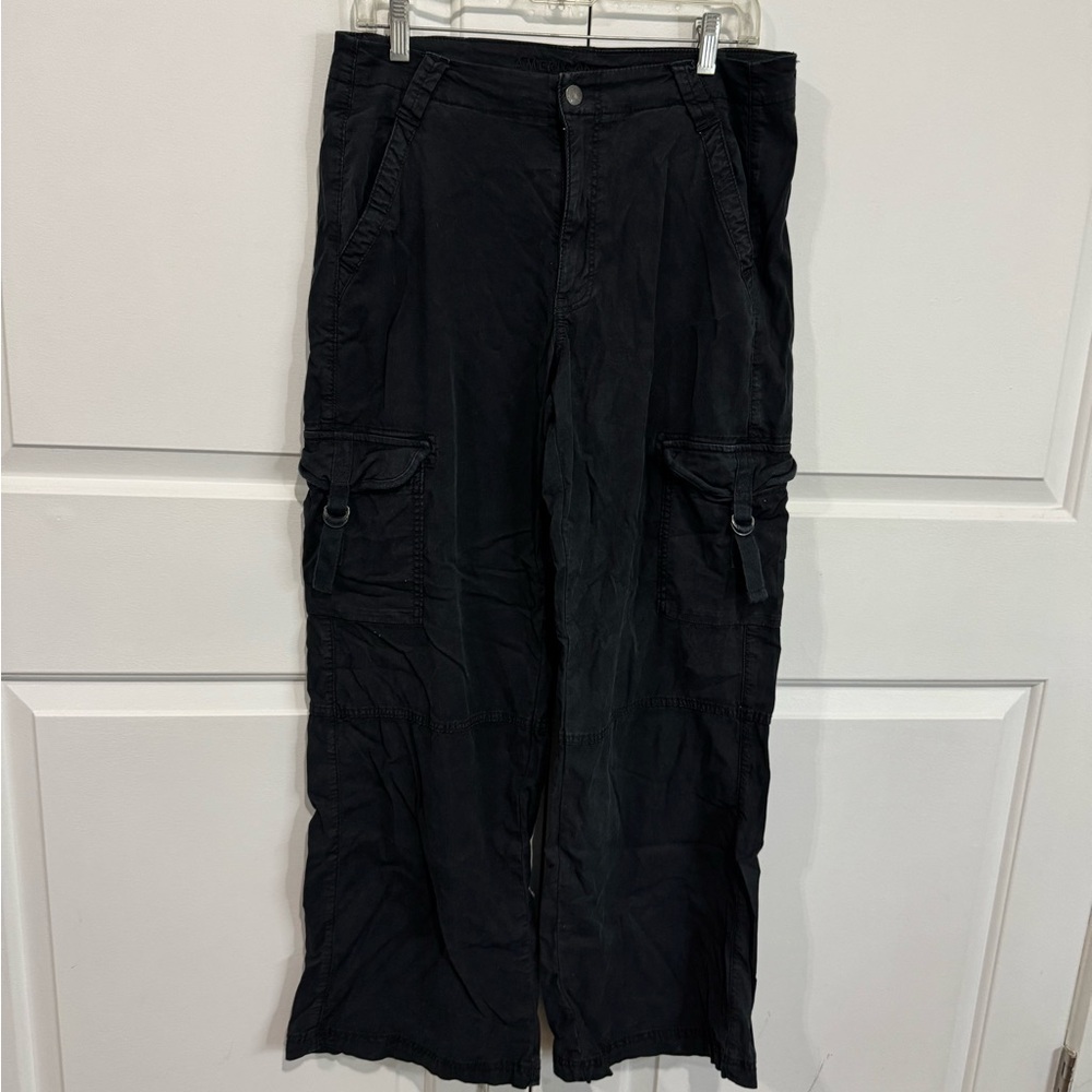 American Eagle Outfitters Black Flare Jeans
